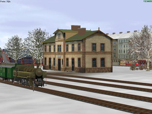 Nebenbahn-Bahnhof Jedlesee (HT1427 )