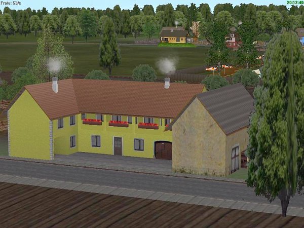 Bauernhaus aus Ost&ouml;sterreich Set 2 mit Zubeh&ouml;r (HT1459 )