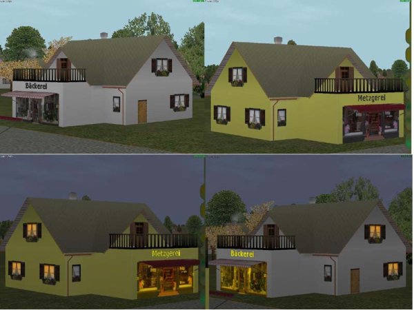 Immobilien Set - Gesch&auml;ftsh&auml;user (HT1475 )