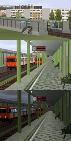 U - Bahnstation Bausatz (HT1477 )