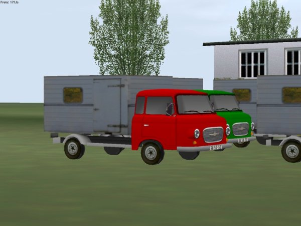 Barkas Transporter B1000-Koffer in sechs Farben (IB1430 )