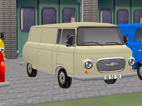 Barkas B1000 Bus-Transporter geschlossen in 6 Farben (IB1433 )