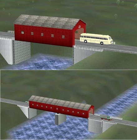 Covered-US Bridges (JE2407 )