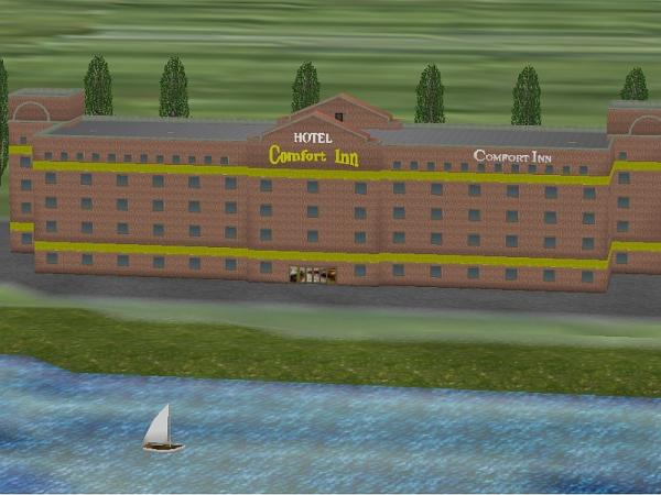 Hotel "Comfort Inn" in Sommer- und Winterausf&uuml;hrung (JE2443 )