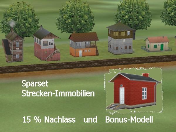 Sparset - Strecken-Immobilien und Bonus-Modell (sie sparen ca. 15%) (JE2469 )