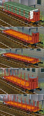 Rungenwagen in DRG-Ausf&uuml;hrung nach Musterblatt A4 (KK1402 )