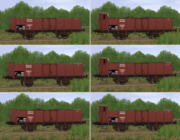 Offene G&uuml;terwagen der DRG, bayrische Bauart (KK1418 )