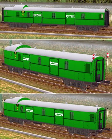 Gep&auml;ckwagen der DRG Pw4&uuml;-23 (KK1421 )