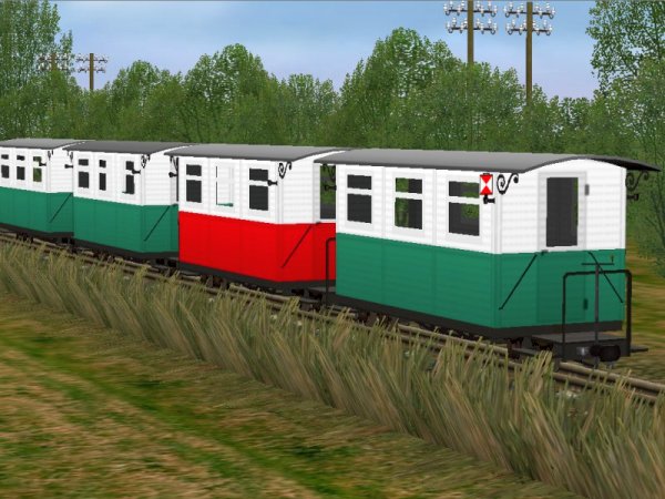 Personen- und Salonwagen der WEM (KK1436 )
