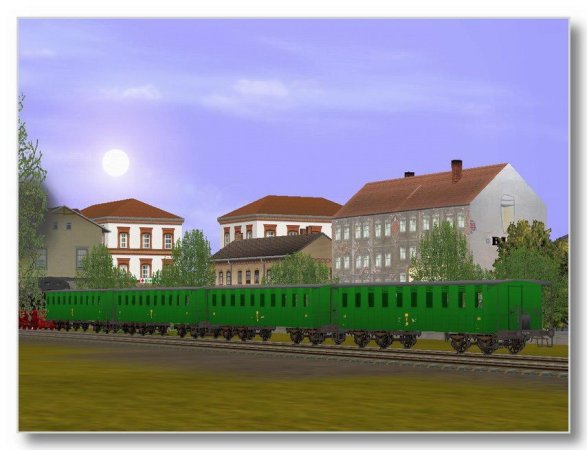 4-achs Personenwagen SBB SBB C4 Set2 (KK1459 )