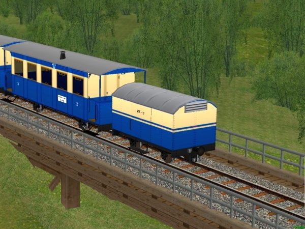 MEG-Gepaeckwagen Pw12 (1000mm) (KK1477 )