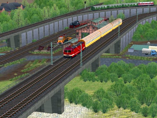 Br&uuml;cke-Spline und Gleismauer-Spline (KP1402 )