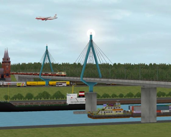Pylon-Br&uuml;cke und Br&uuml;cken-Spline ab EEP5 (KP1408 )