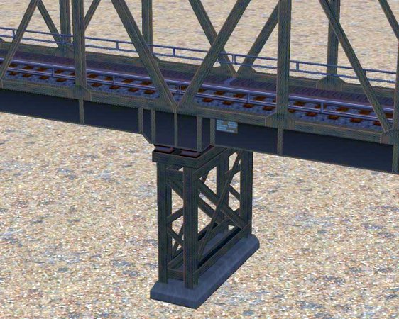 Br&uuml;cken-Baukasten Fachwerkbr&uuml;cke 1-gl ab EEP5 (KP1409 )