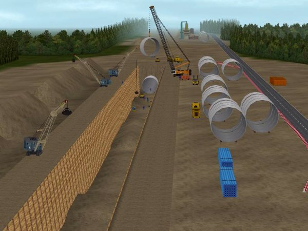 Tunnel-Baustelle und Modell-Set Knuffingen (KP1417 )