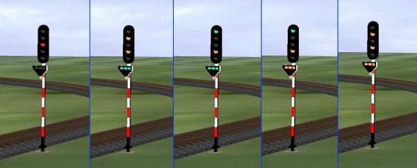 Lichtsignale der PKP Erg&auml;nzungsset ab EEP4 (LS1402 )
