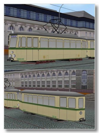OEG-Triebwagen TW66 mit Beiwagen (MK1425 )