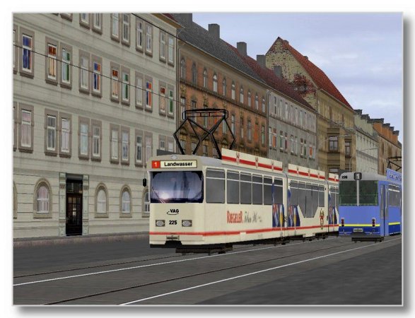 Strassenbahnen des Typs GT8N (MK1441 )