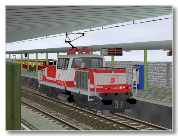 Elektrolokomotive &Ouml;BB 1163 015 (MK1449 )