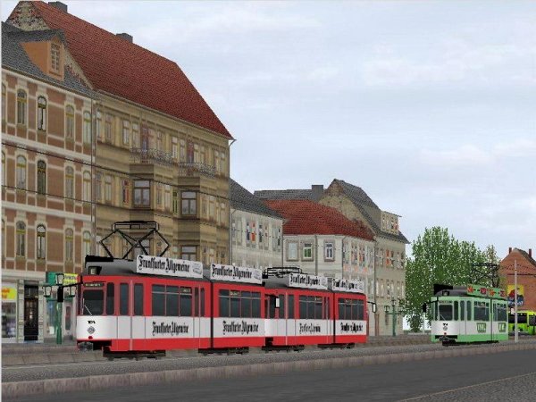 Freiburger Strassenbahnen GT4 (MK1454 )
