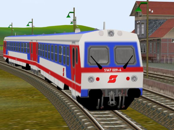 Triebwagen OBB5147 009 1 OBB5147 009 2 (MK1463 )