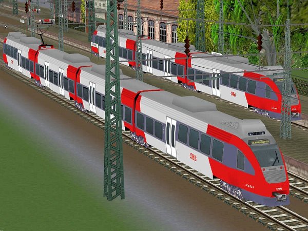 Triebwagen Talent OBB4023 002 und OBB4024 015 (MK1478 )