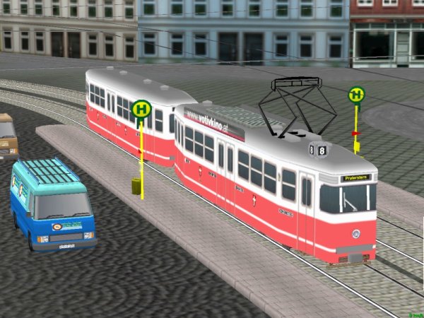 Wiener Stra&szlig;enbahn 102 (MK1487 )