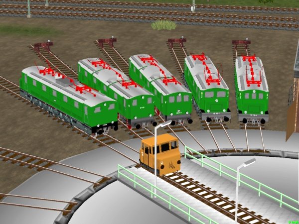 Sparset Elektrolokomotive DRG E17 E21 E91 E91 und DB 117 DB 199 (MK1495 )