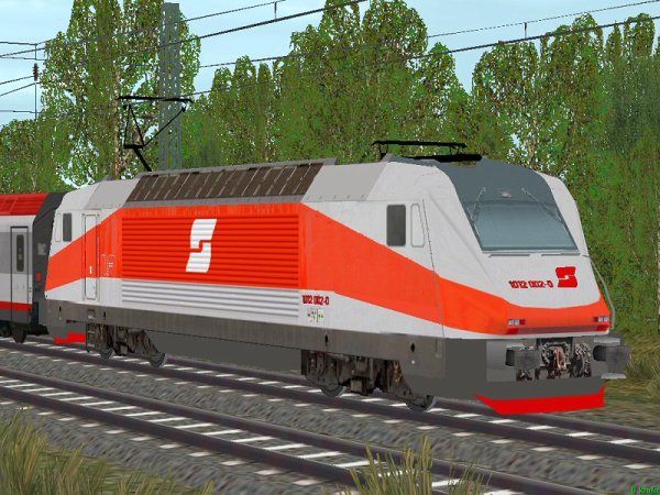 Hochgeschwindigkeitsuniversallok OBB1012-002 (MK1507 )