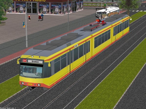 Strassenbahn AVG 866 (MK1519 )