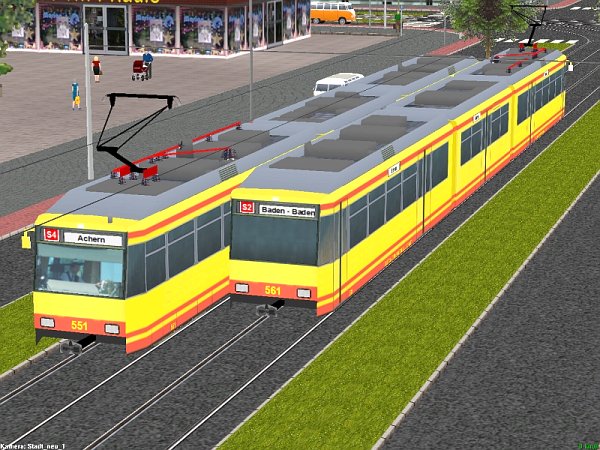 Strassenbahn AVG 551 und 561 (MK1523 )