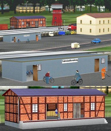 Bahnimmobilien Set (MK2418 )