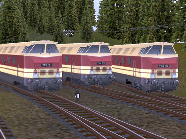 Diesellokomotive DR V180 mit Vollsichtkanzel, Epoche III (MP1402 )