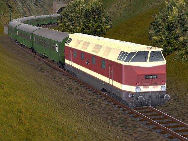 Diesellokomotiven DR 118 mit Vollsichtkanzel, Epoche IV (MP1406 )