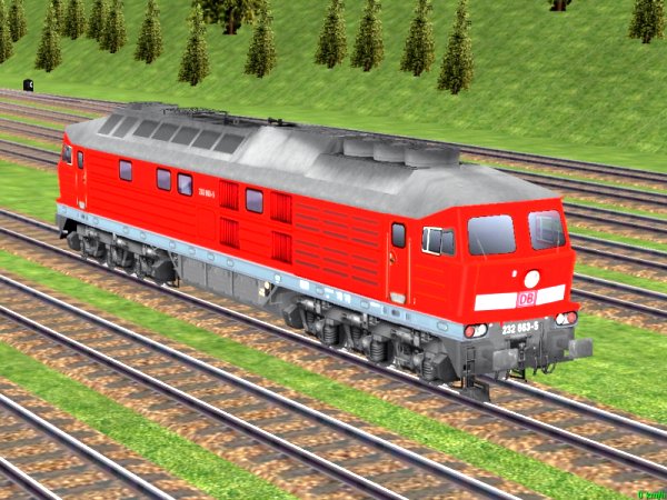 Diesellokomotive DBAG 232 663 (MP1431 )