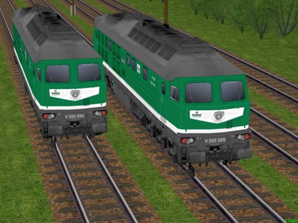 Diesellokomotiven Wismut V300 - Set 2 (MP1437 )