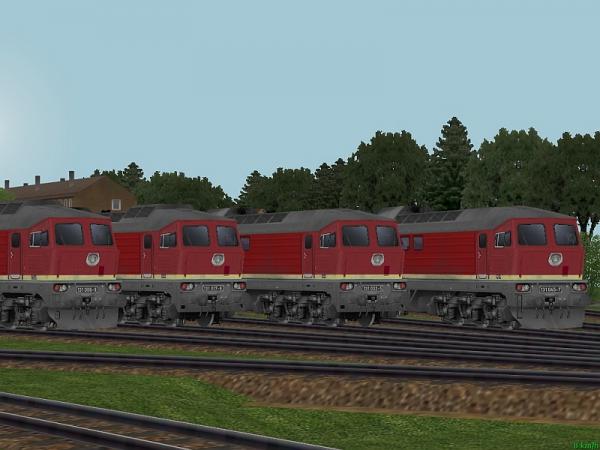 Diesellokomotiven BR 131 der DR  Version 2 (MP1441 )