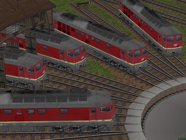 Diesellokomotiven BR 132 der DR Version 2 (MP1442 )