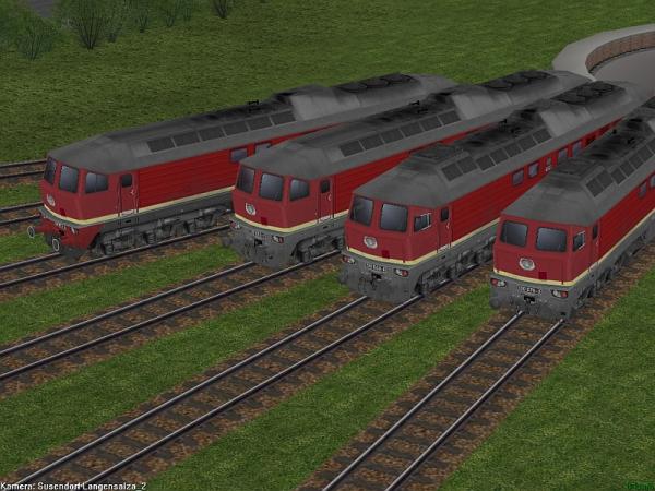 Diesellokomotiven BR 130 der DR Version 2 (MP1443 )