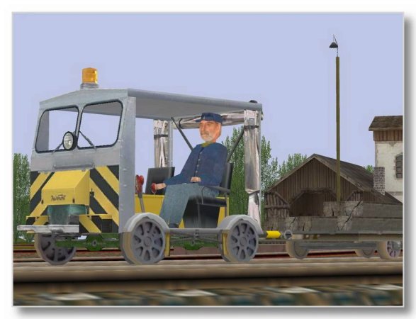 Draisinen-Set1, Motordraisine mit Wagen (MR1402 )