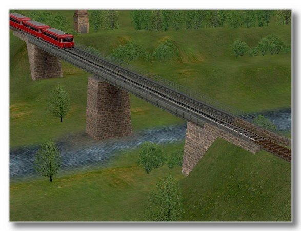 Eingleisige Behelfsbr&uuml;cken, Set1 (MR1417 )