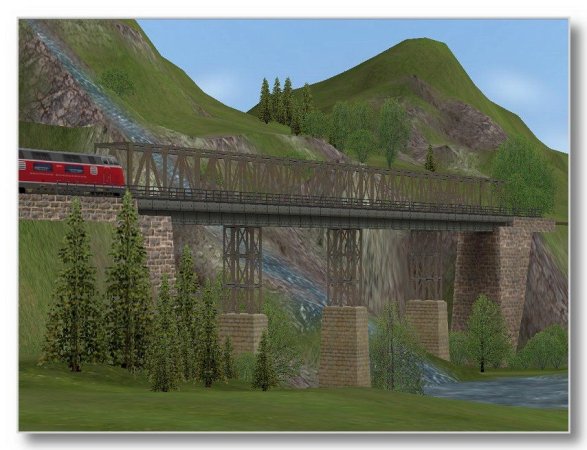 Eingleisige Behelfsbr&uuml;cken, Set2 (MR1418 )