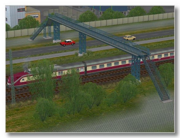 Fussg&auml;ngerbr&uuml;cken- und Steg- Bausatz (MR1419 )
