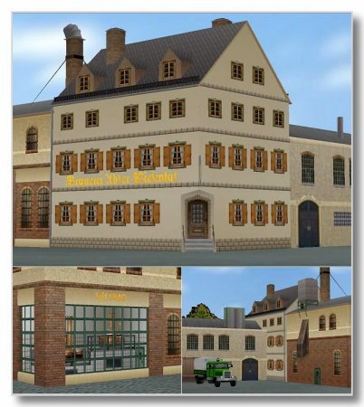 Brauerei Adler und Mauerbausatz (MR1437 )
