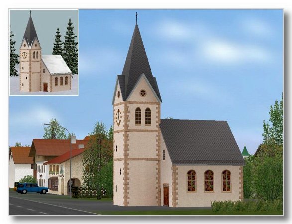 Dorfkirche Wiesental und Bildstoeckl (MR1442 )