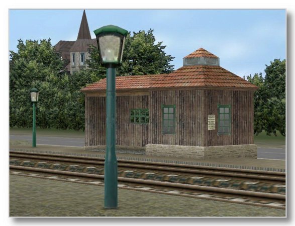 Haltepunkt Erlenbach mit Bahnsteigmodulen (MR1446 )