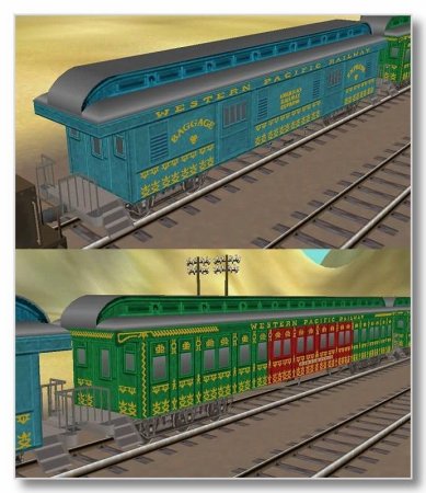 SP Gueterwagen WP Personenwagen (MR1449 )