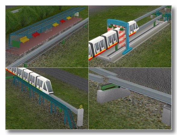 Einschienenbahn Zubehoer-Set 2 (MR1482 )