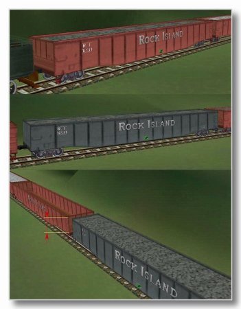 Rock Island-Gueterwagenset (MR1488 )