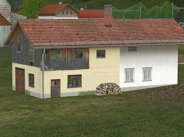 Alpenl&auml;ndische Wohn- und Bauernh&auml;user (MR1496 )